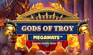 Giao diện cổ điển nhưng cuốn hút của Gods of Troy Megaways™ tại vic88